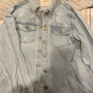 Thread & Supply- Distressed Denim Jacket